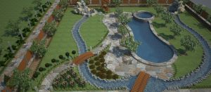 طراحی باغ ویلا