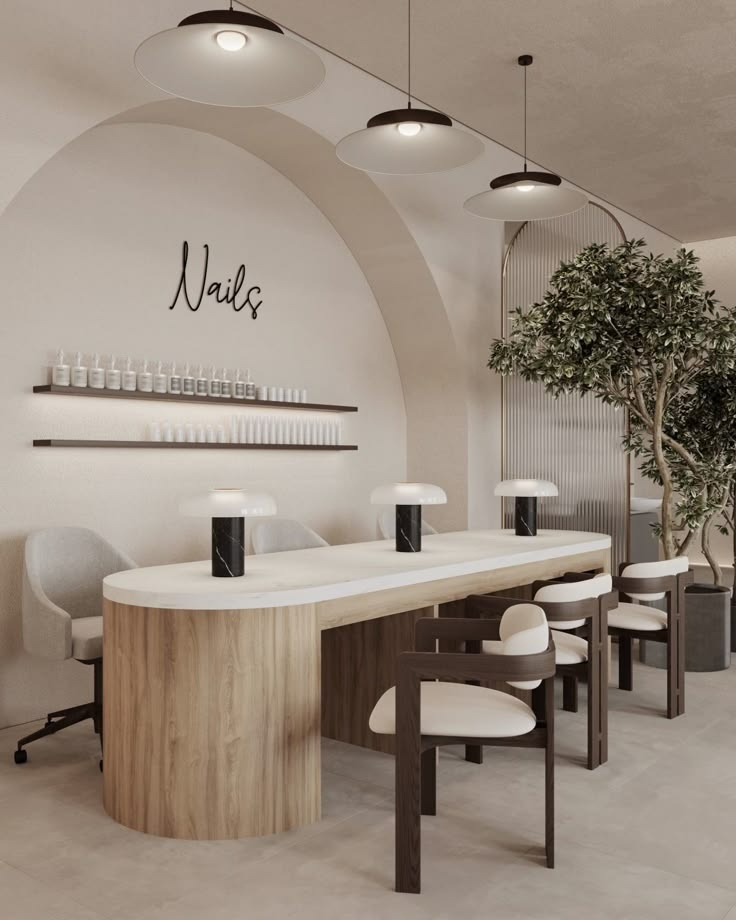 طراحی داخلی سالن زیبایی