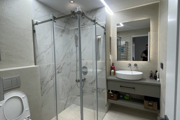 بازسازی واحد آپارتمانی حمام