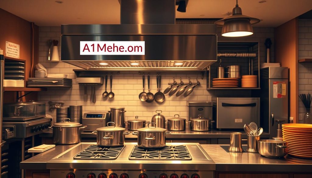 تجهیزات آشپزخانه کافه