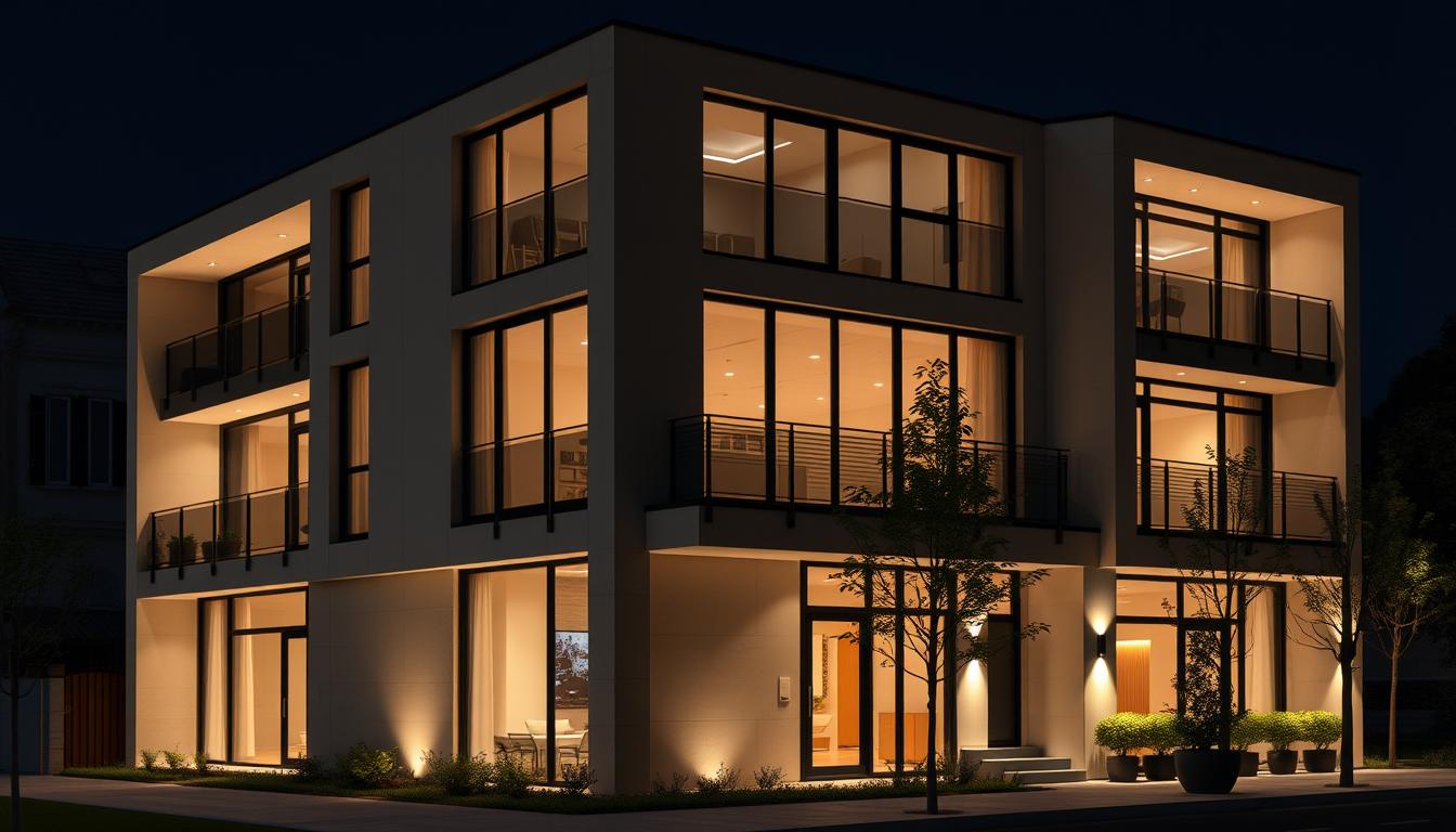 طراحی نمای آپارتمان