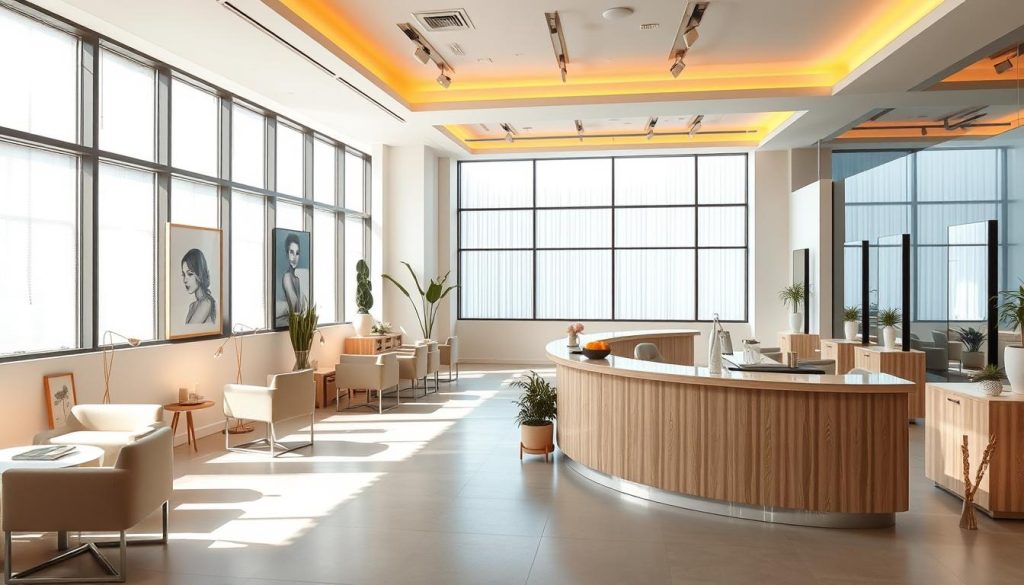 طراحی تابلو سالن زیبایی