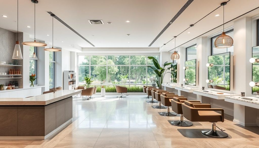 طراحی داخلی سالن زیبایی زنانه